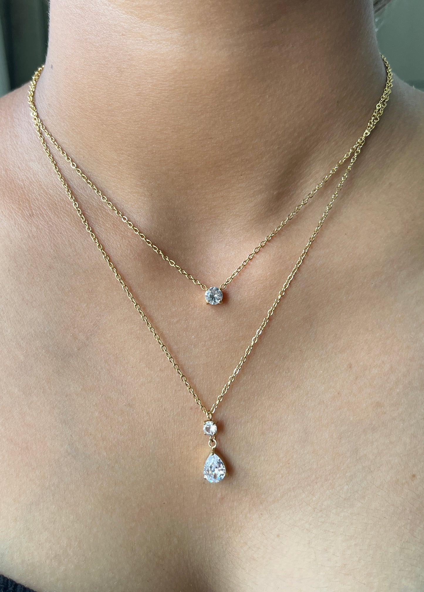 Dewdrop Layered Pendant