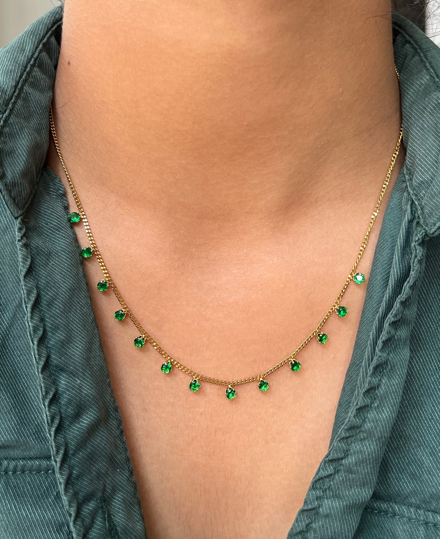 Green Stone necklace