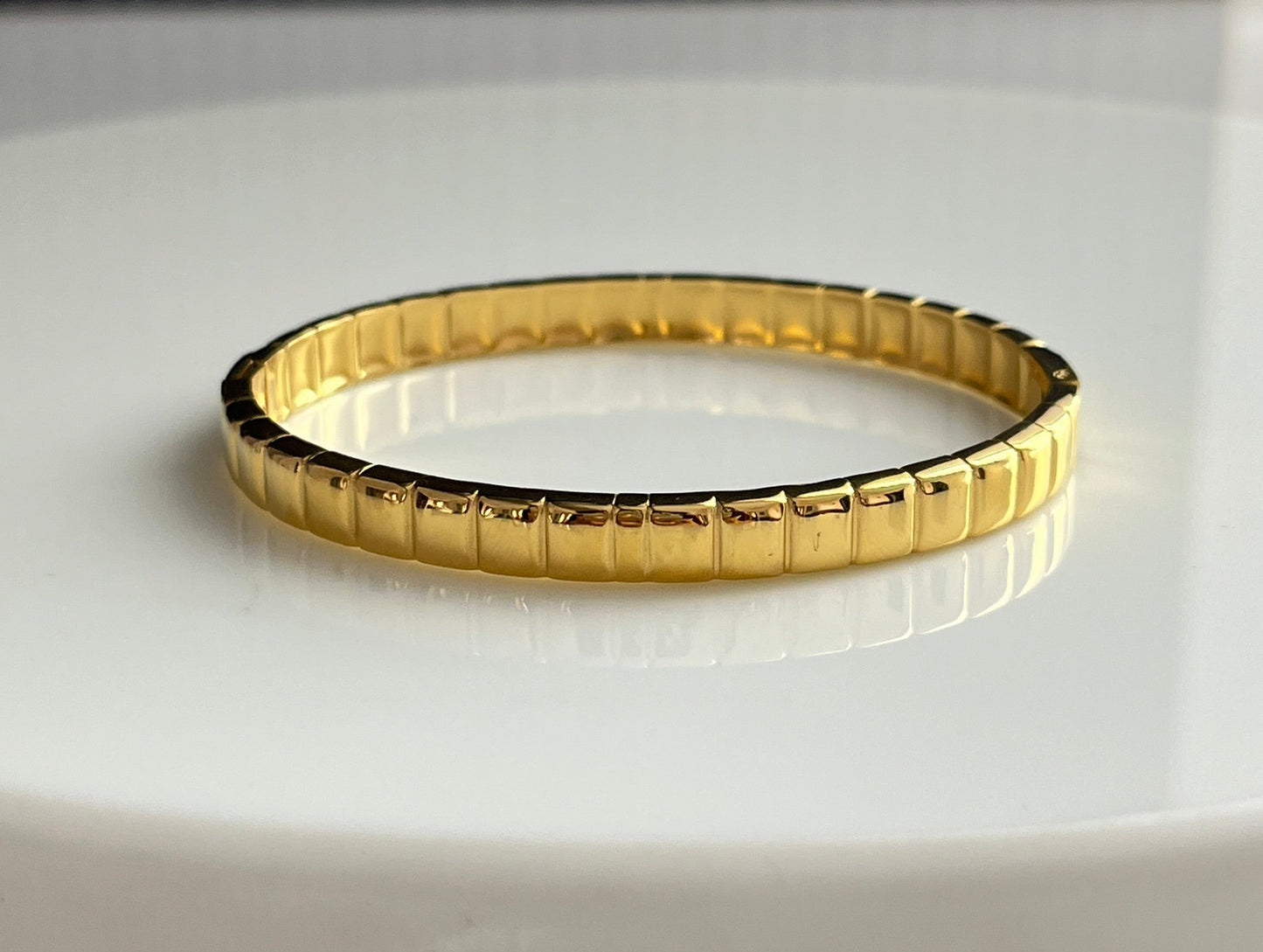 Gold Cube Bracelet