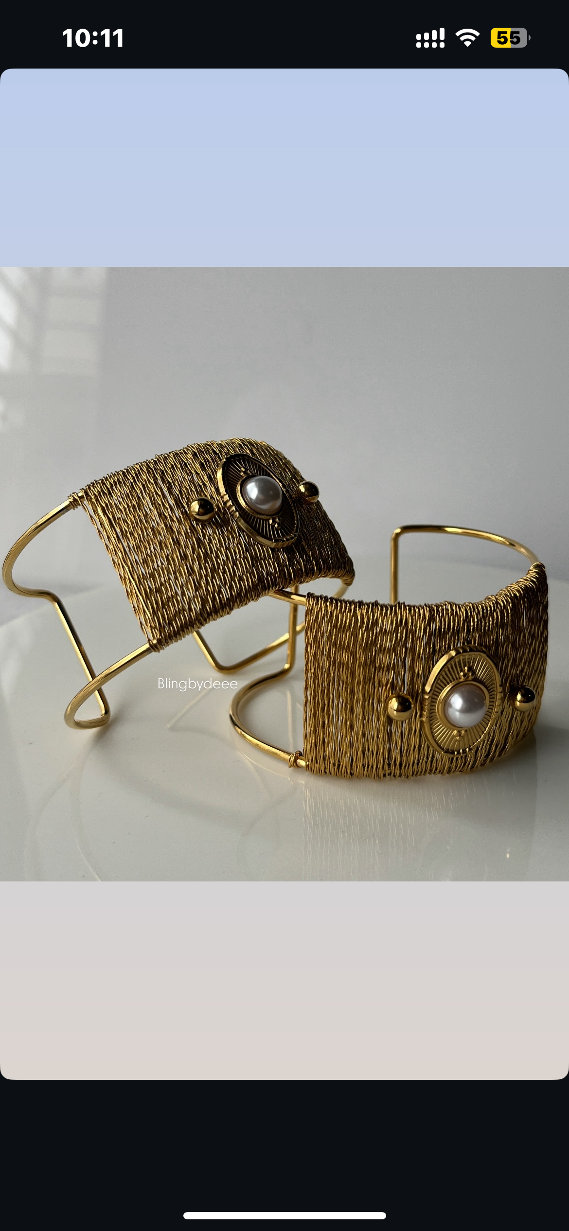 Statement cuff bracelet