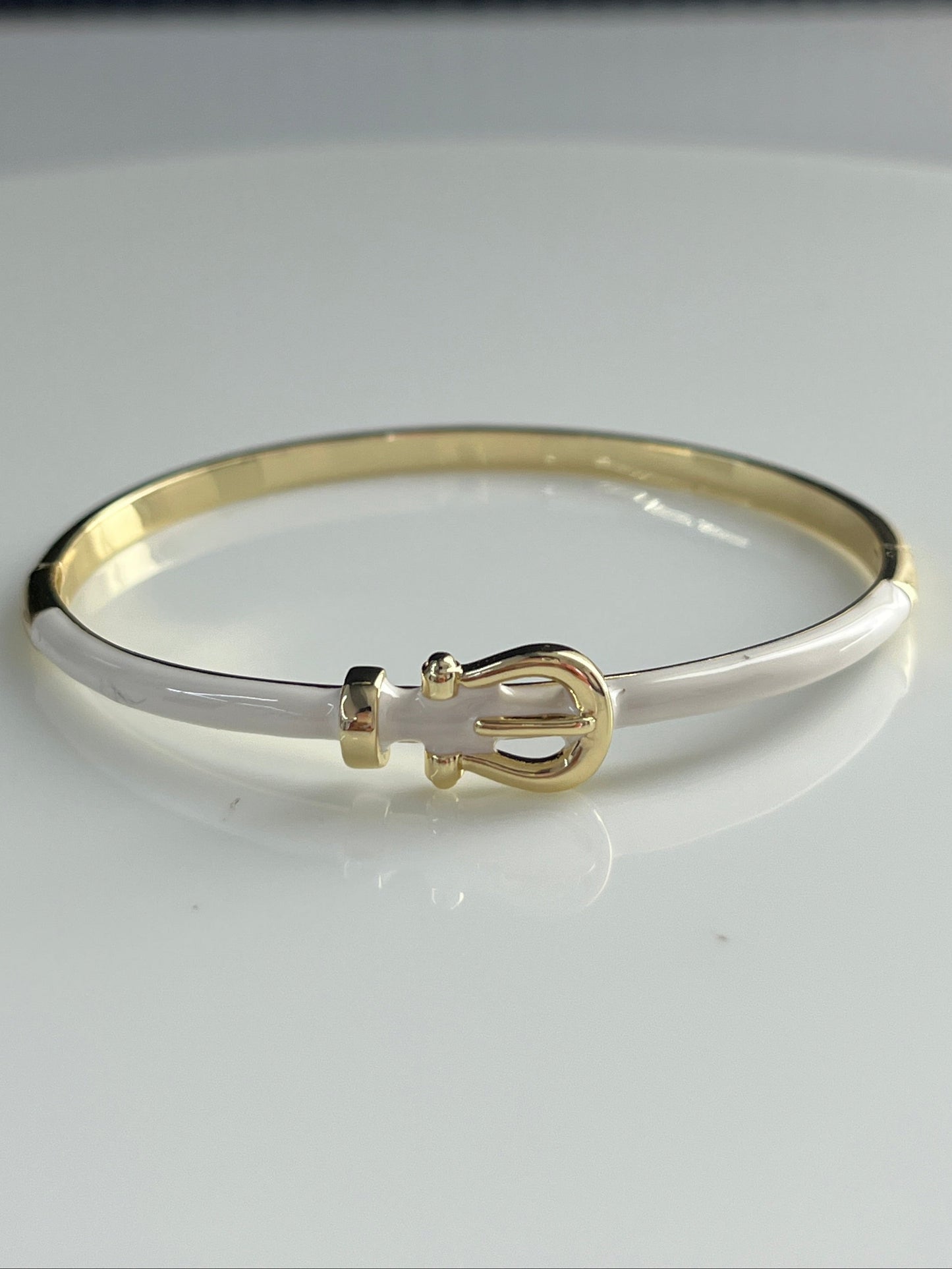 Enamel Belt Bracelet
