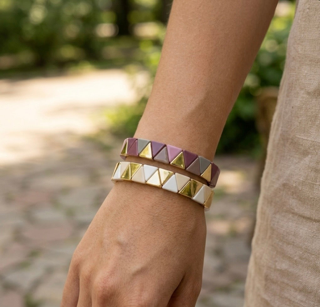 The Mosaic Geometric Bangle