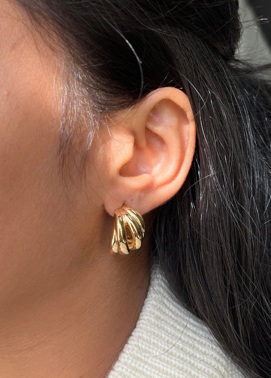 Croissant Hoop Earrings
