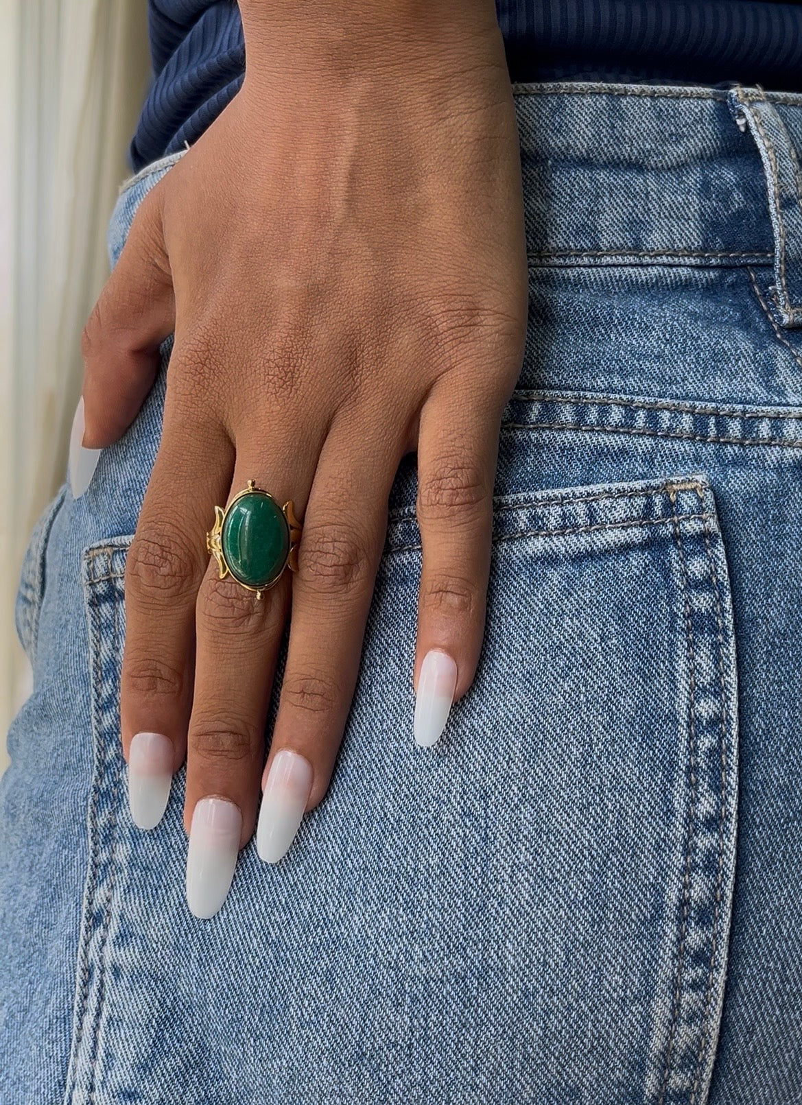 Emerald Eclipse Ring
