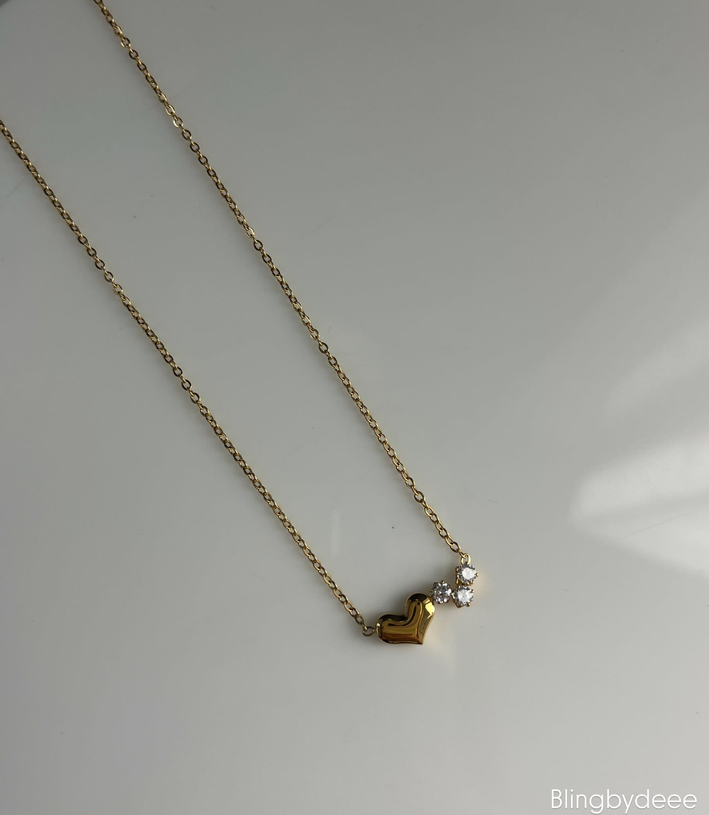 Minimalist Double-Heart Necklace