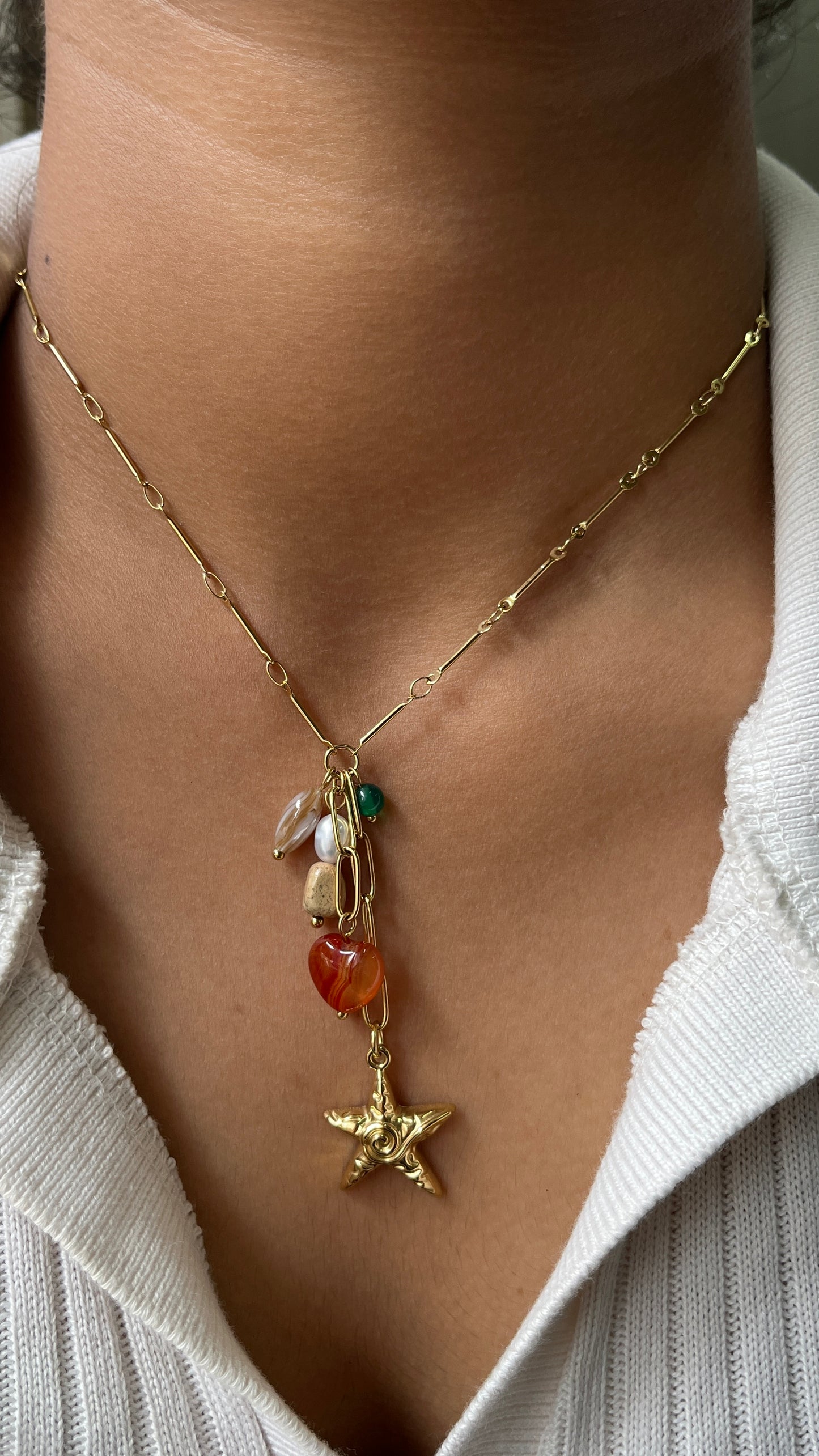 Tidepool Star Drop Necklace
