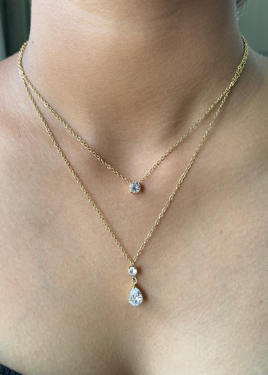 Dewdrop Layered Pendant