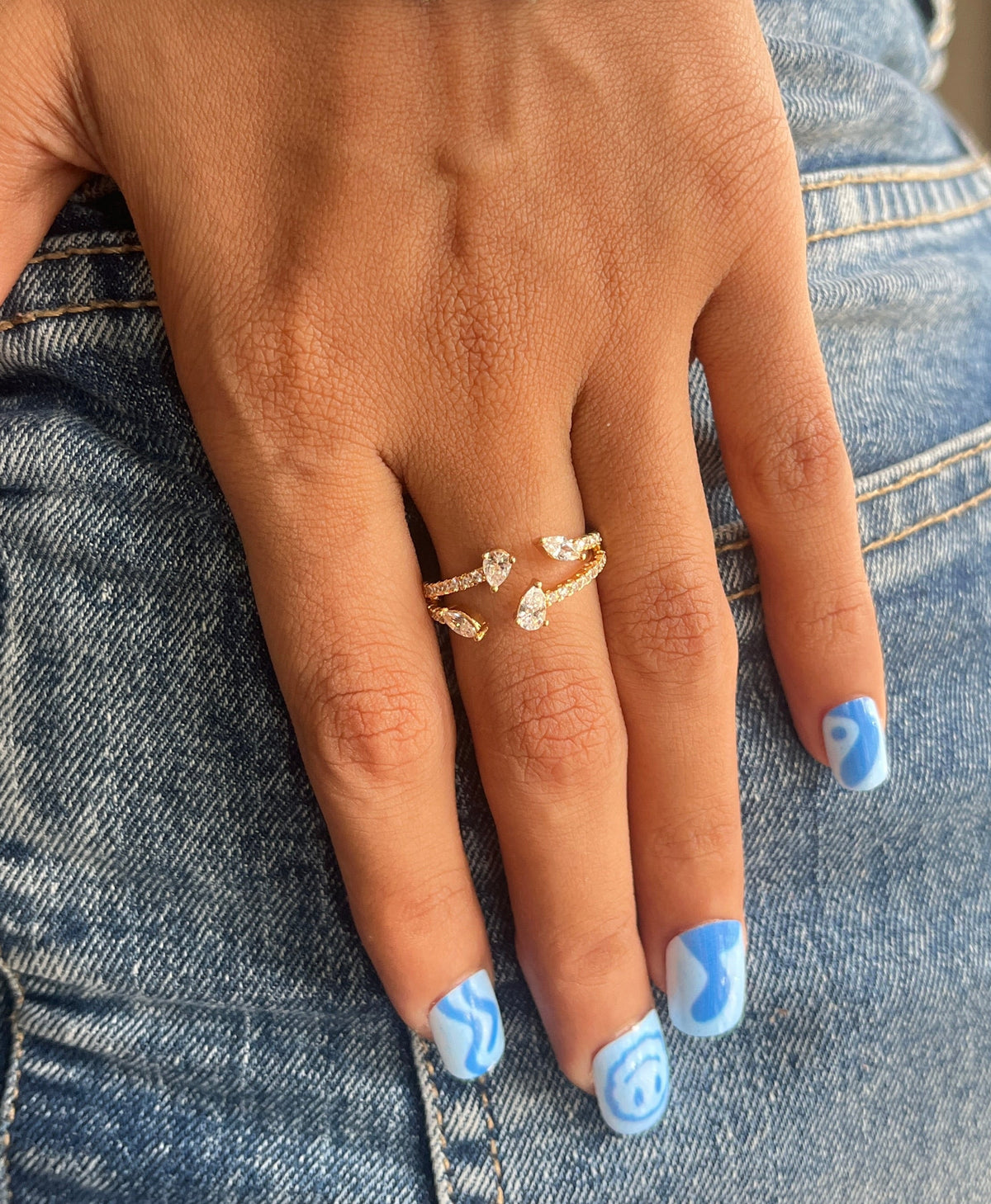 Aura Open-Cuff Ring