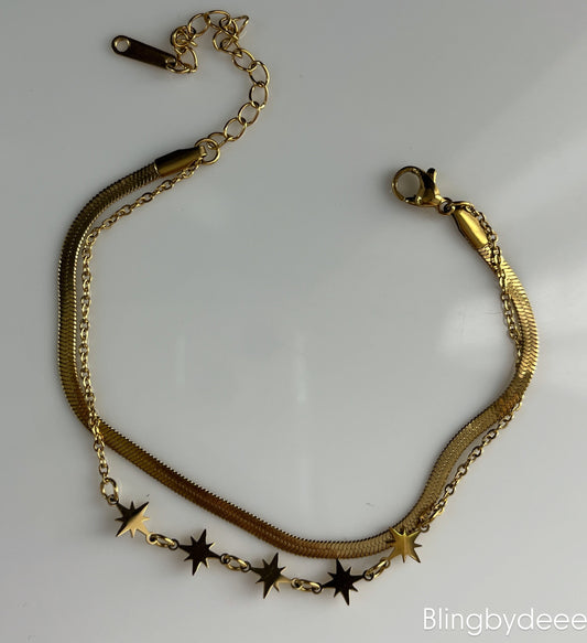 Star chain bracelet