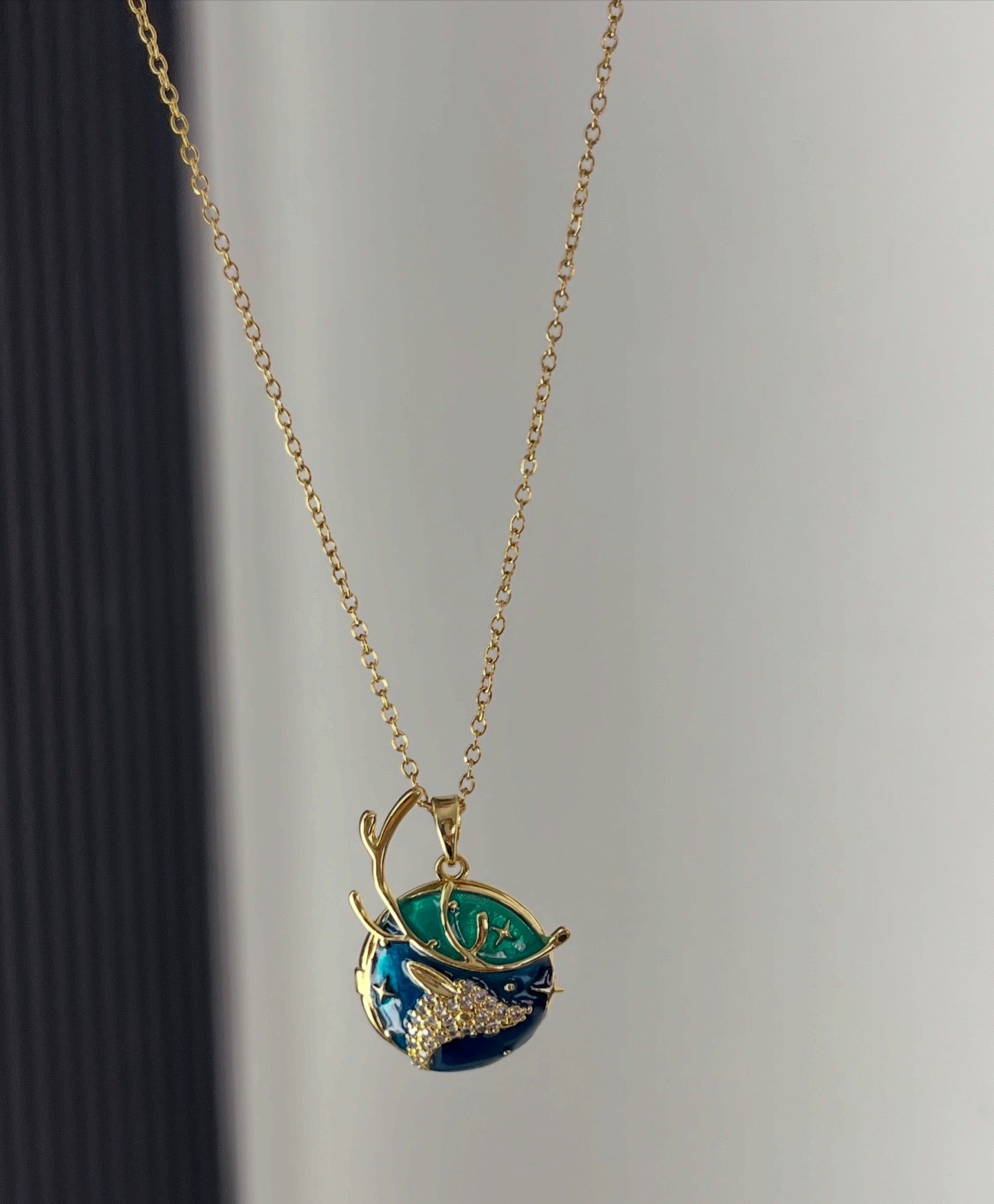Starlight Stag Necklace