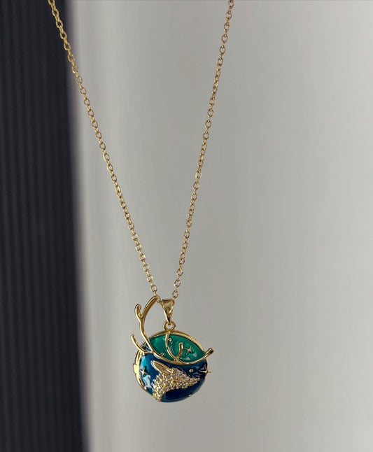 Starlight Stag Necklace