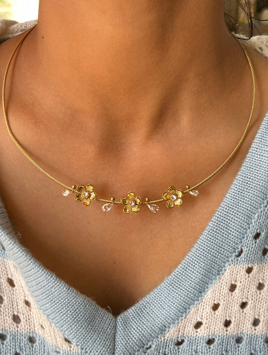 Fleur Wire Choker