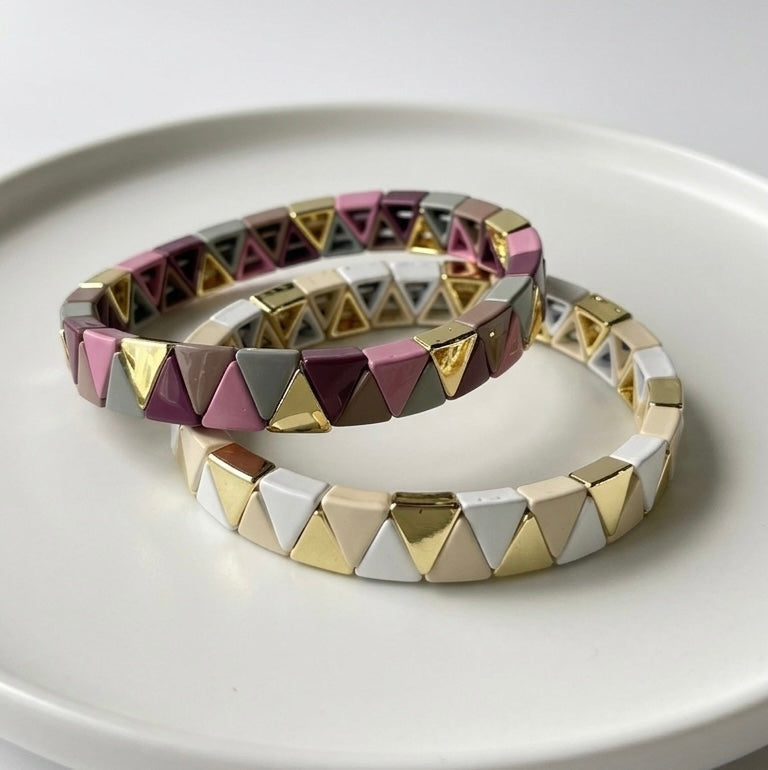The Mosaic Geometric Bangle