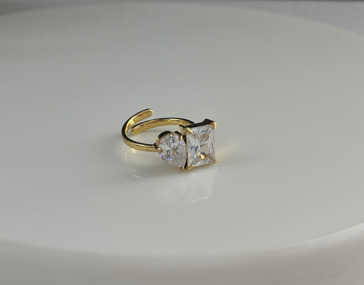 Elysian Cut Duo Ring