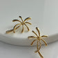 Golden Willow Drop Earrings