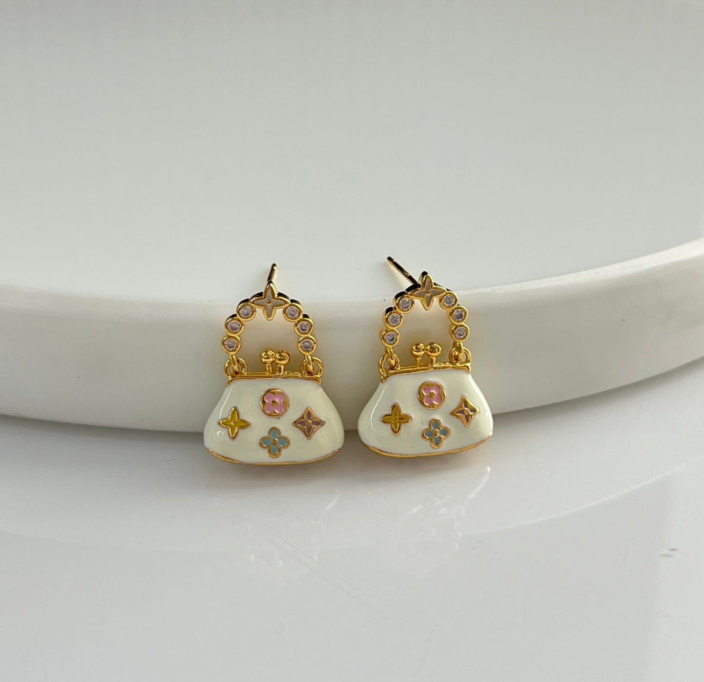 Ivory Blossom Earrings