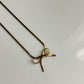 Bow Necklace