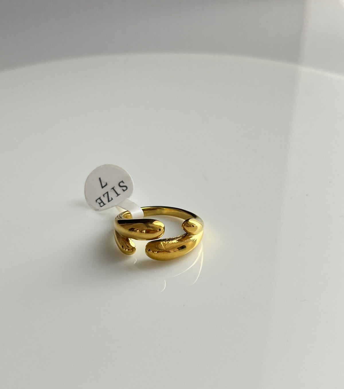Sculpted Twist Ring