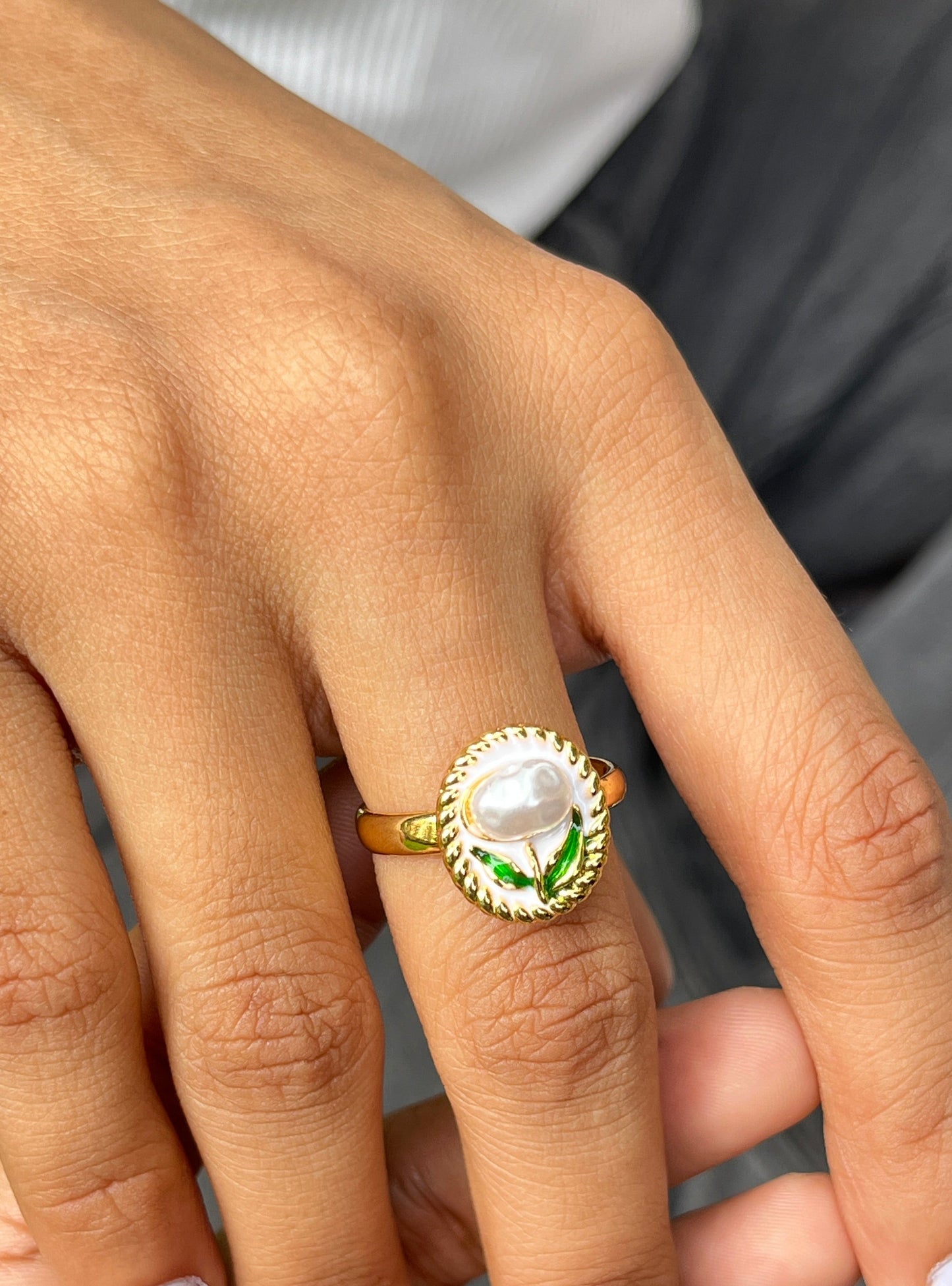 Petal Pop Enamel Ring