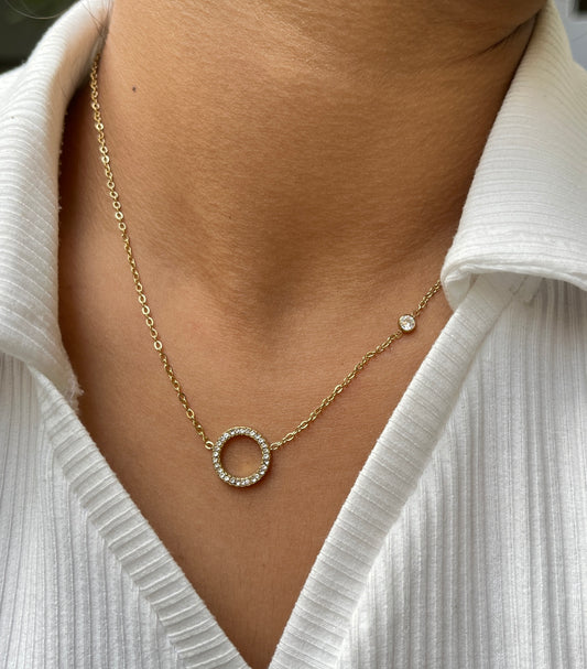 Round Diamond Necklace