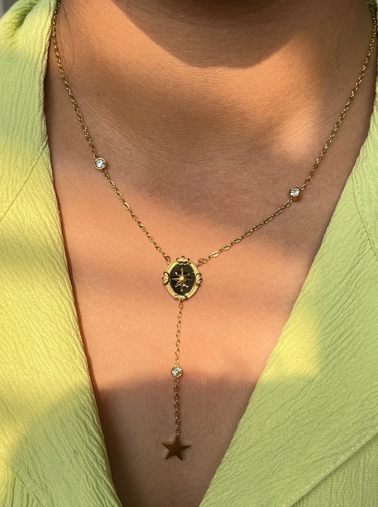 Drip-Drop Y Necklace