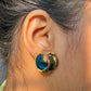 Midnight Orbit Hoop Earrings