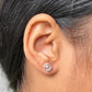 Cushion-Cut Stud Earrings