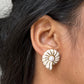 Pearl Nautilus Shell Studs