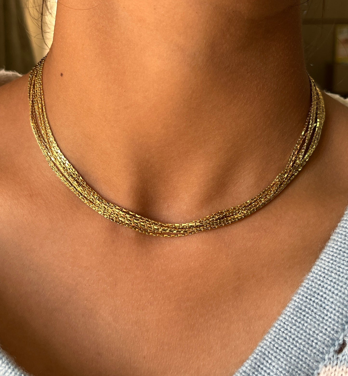 Cascade Multi-Strand Necklace
