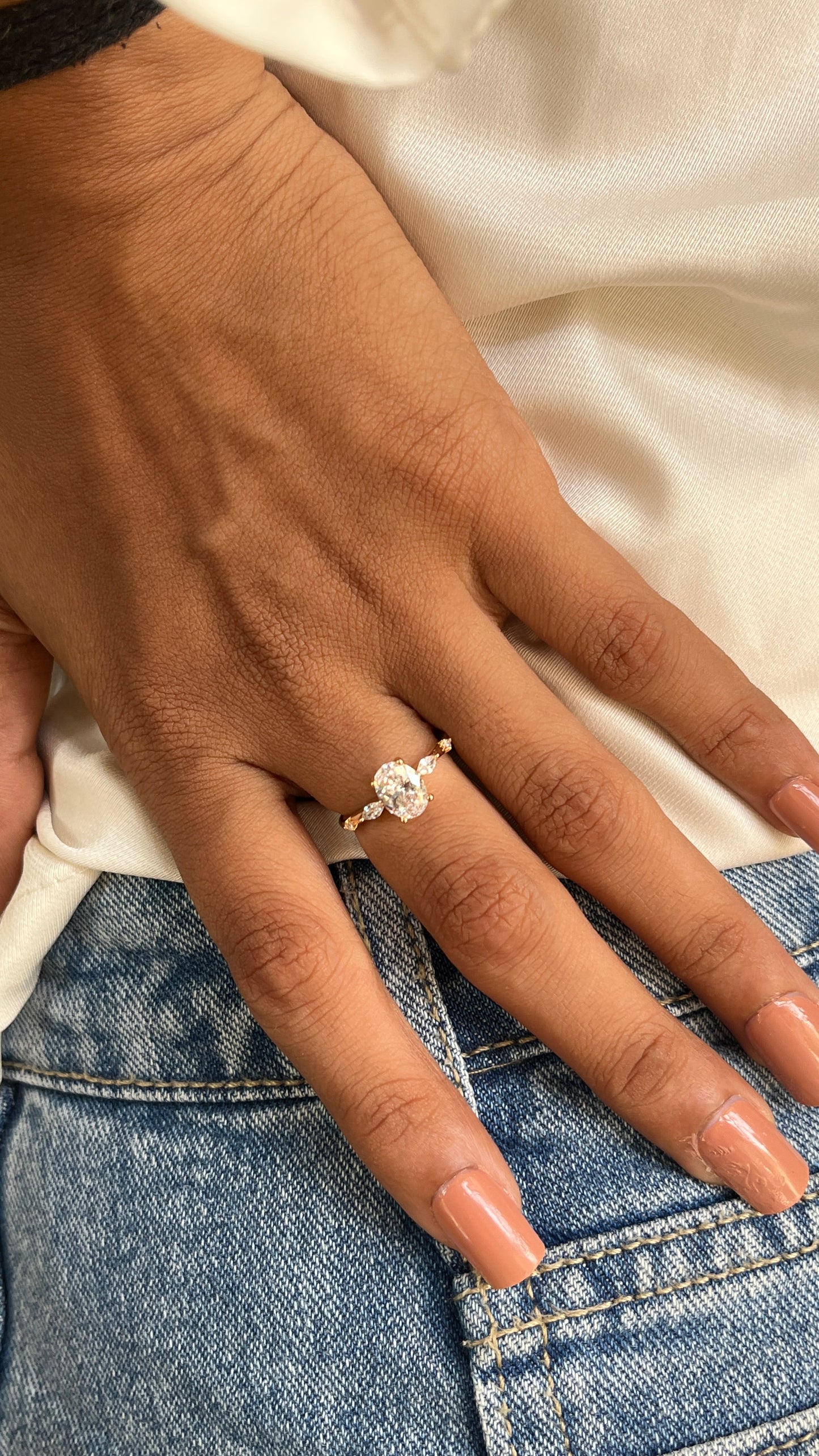 Oval Solitaire Ring
