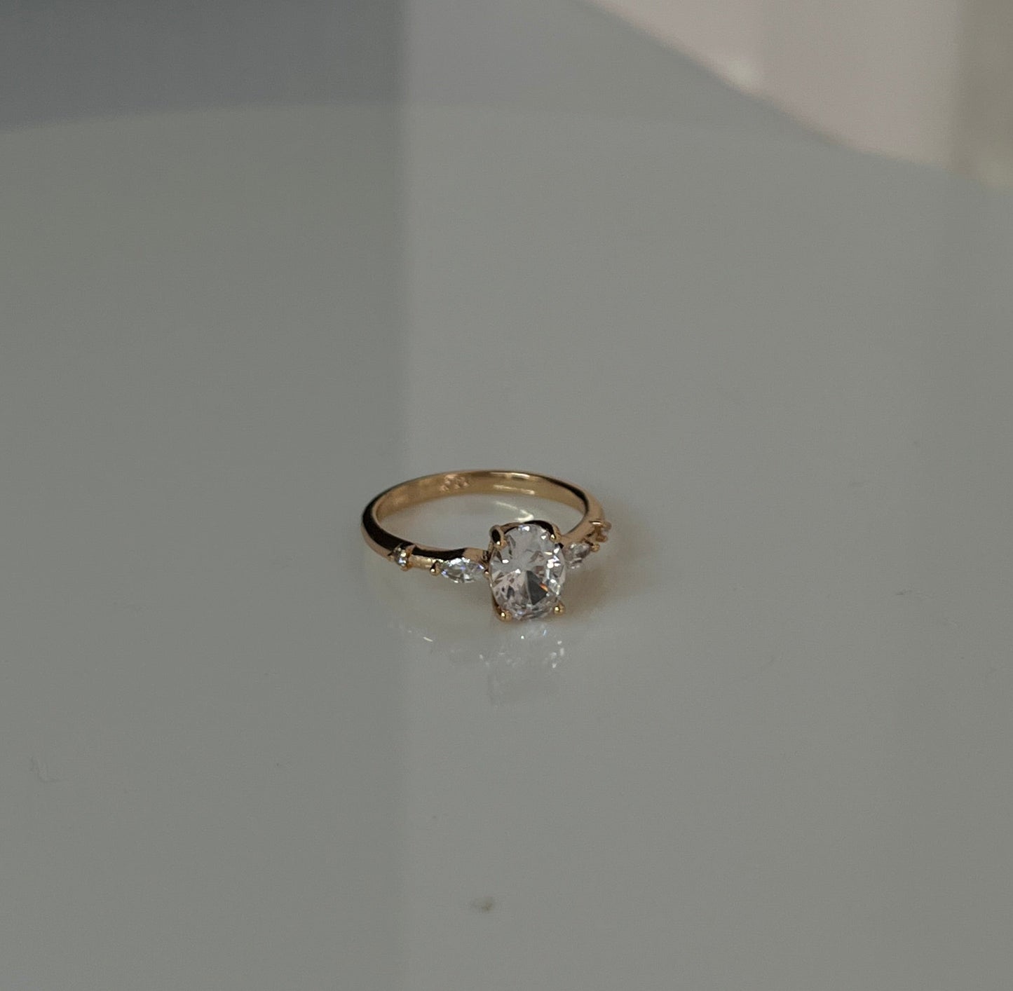 Oval Solitaire Ring