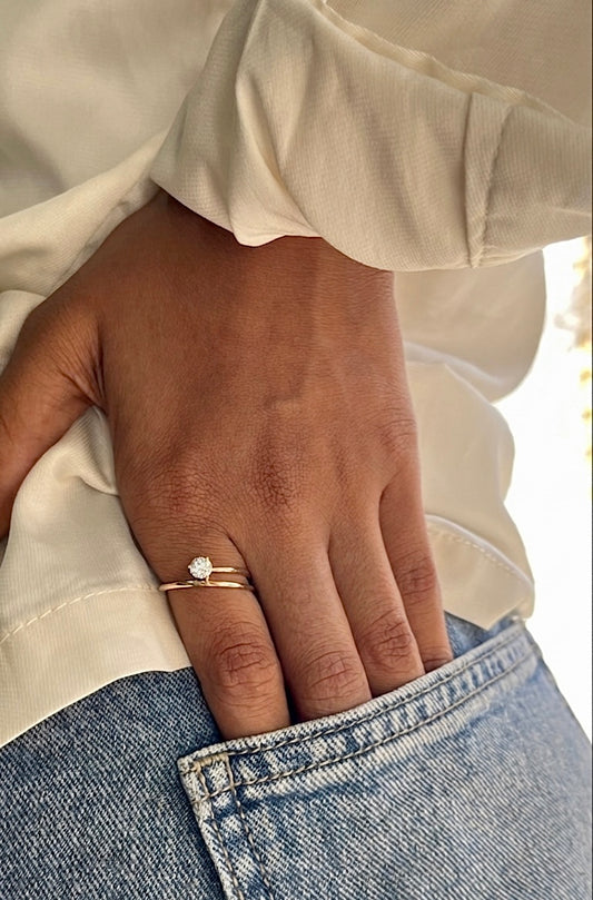 Round Solitaire Ring