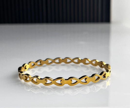 Infinity cut-out bracelet