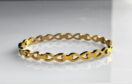 Infinity cut-out bracelet