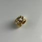 Pearl hammered ring