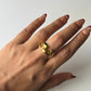 Sculpted Twist Ring