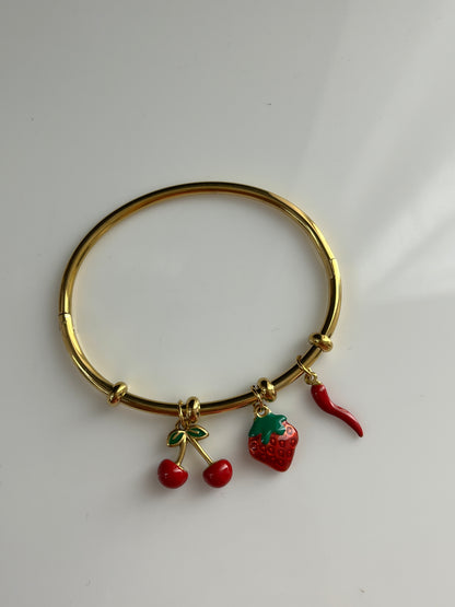 Fruity Charm Openable  Bracelet
