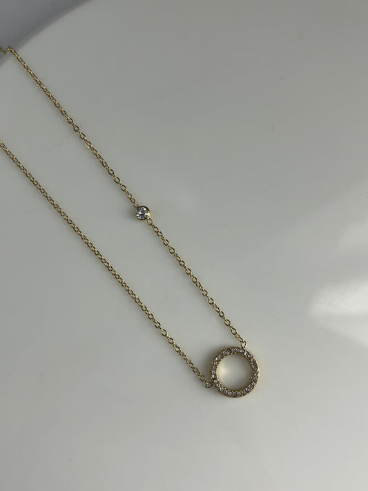 Round Diamond Necklace